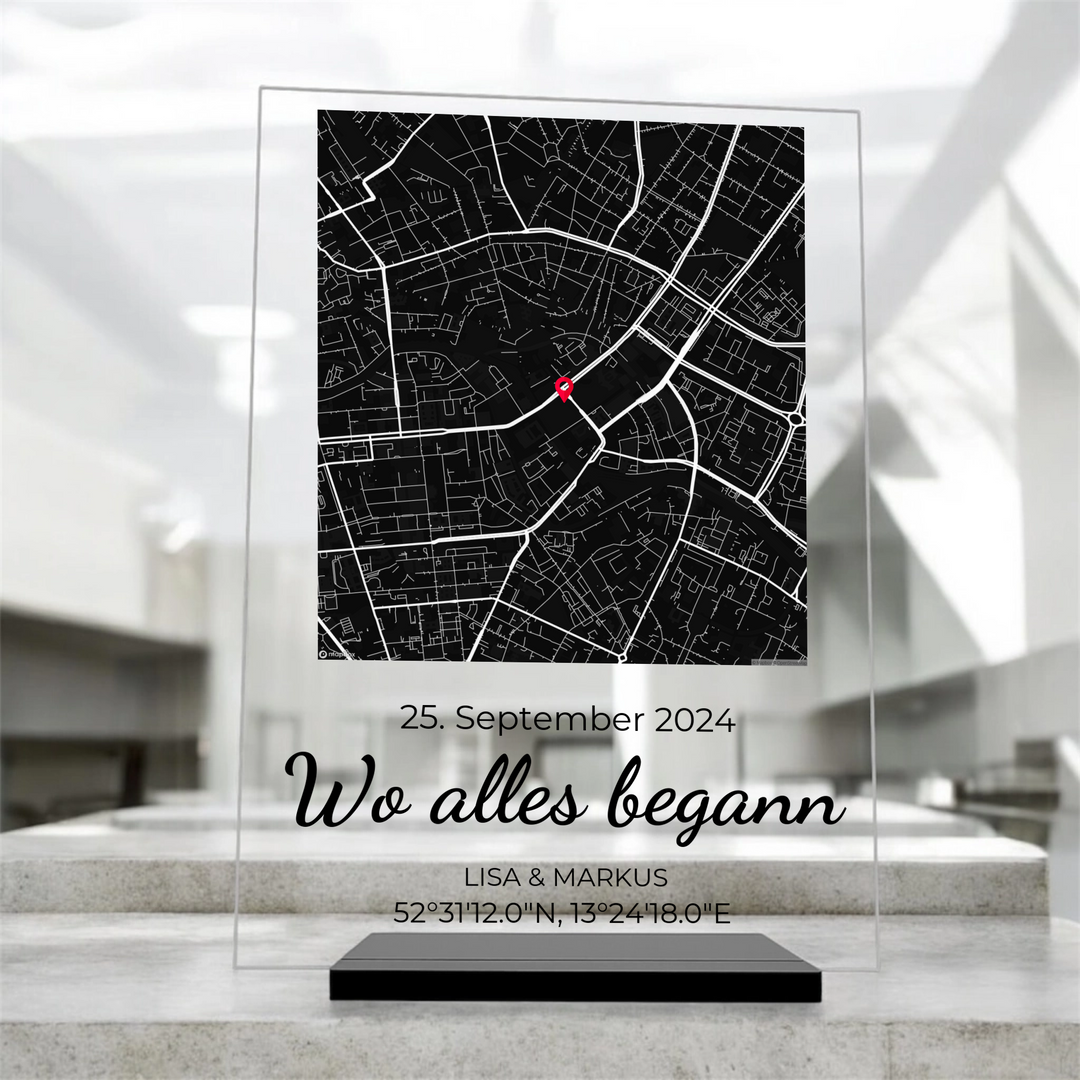 „Unsere Veranstaltung“ – Personalisierter Acrylglas-Fotomagnet