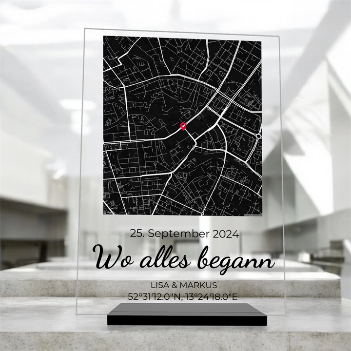 „Unsere Veranstaltung“ – Personalisierter Acrylglas-Fotomagnet