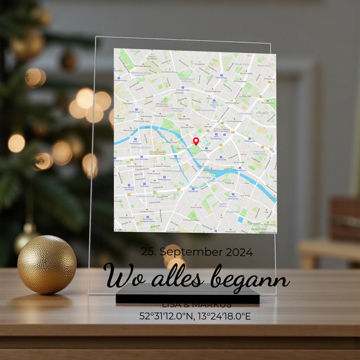 „Unsere Veranstaltung“ – Personalisierter Acrylglas-Fotomagnet