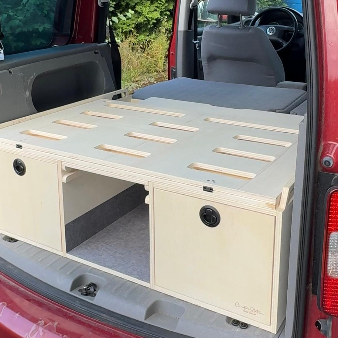 zubehör caddy camping Campingbox für VW Caddy individuell anpassbar – Creative Station
