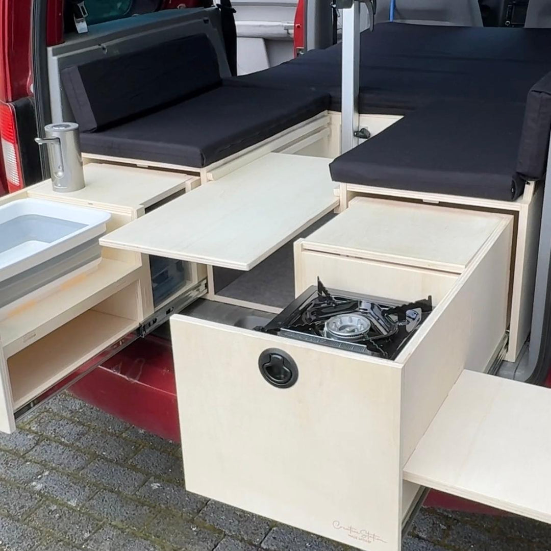 caddy camper zubehör Campingbox für VW Caddy individuell anpassbar – Creative Station