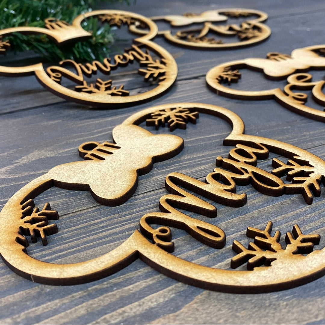 Personalisierter Mickey Maus Christbaumschmuck
