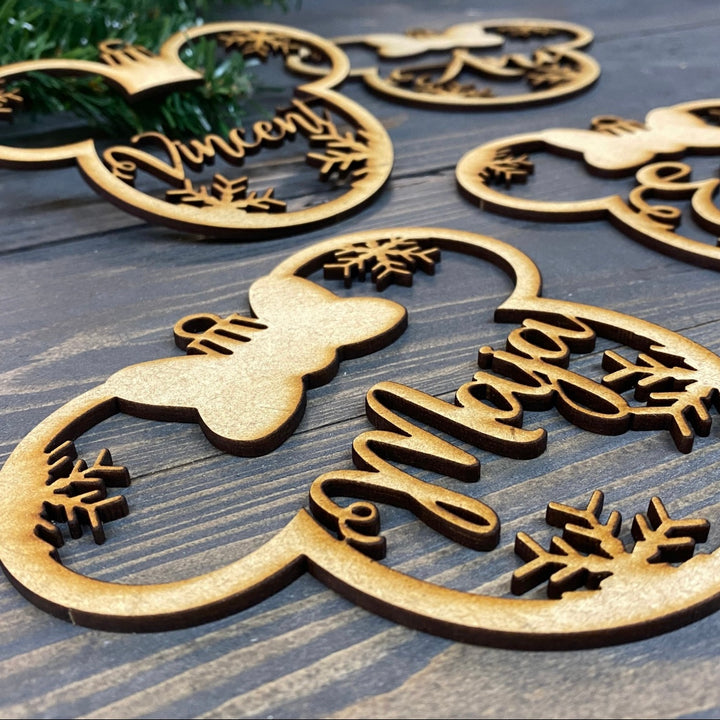 Personalisierter Mickey Maus Christbaumschmuck