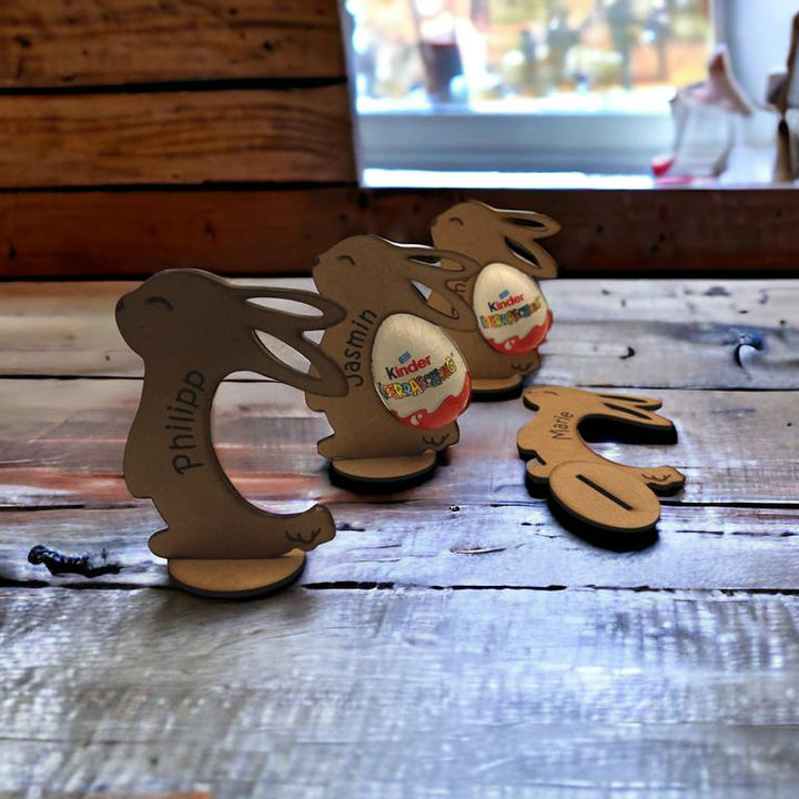 Personalisierter Osterhase für Ü-Ei