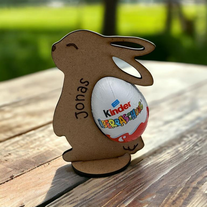 Personalisierter Osterhase für Ü-Ei