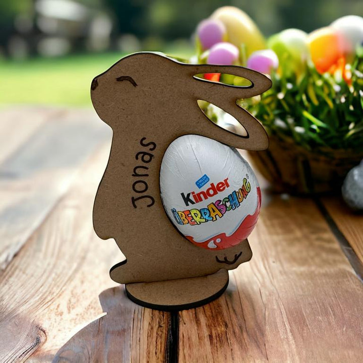 Personalisierter Osterhase für Ü-Ei