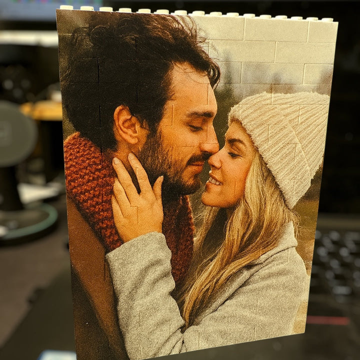 Dein Foto als Puzzle – personalisierte Klemmbausteine mit UV-Druck