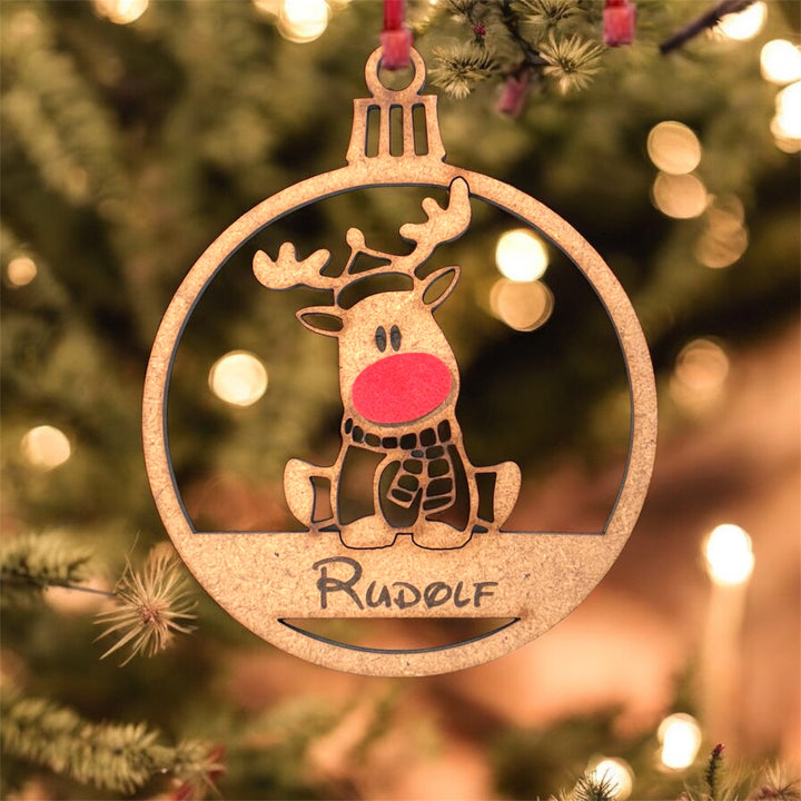 Personalisierter Rudolf Anhänger