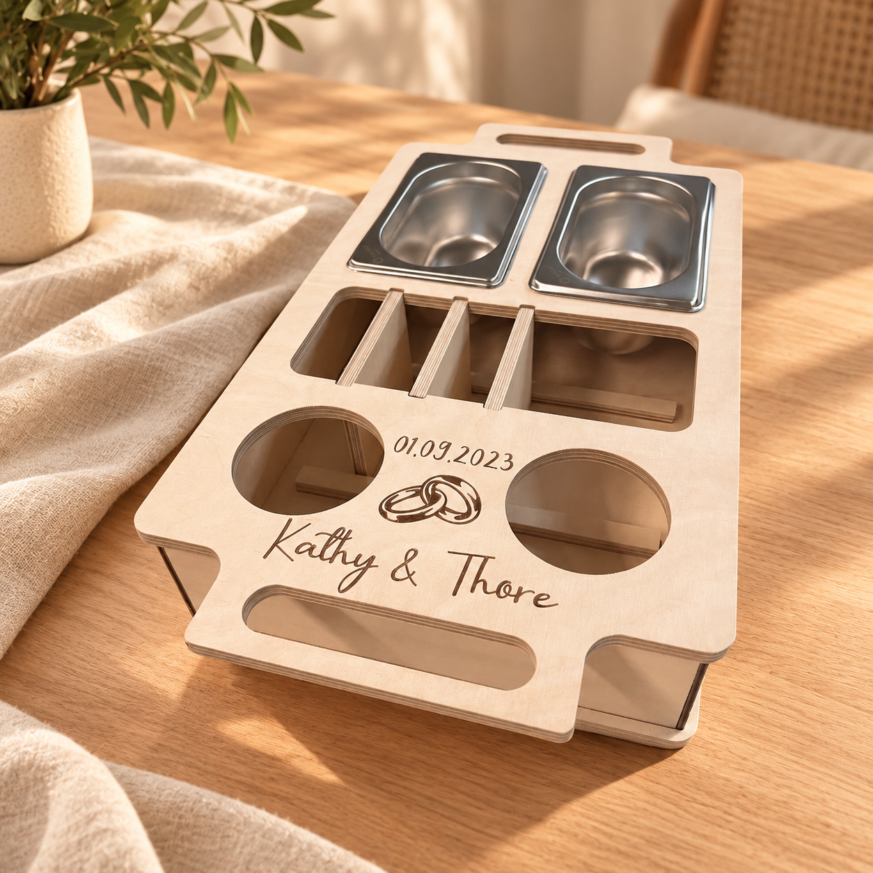 Couchbar aus Holz personalisierbar