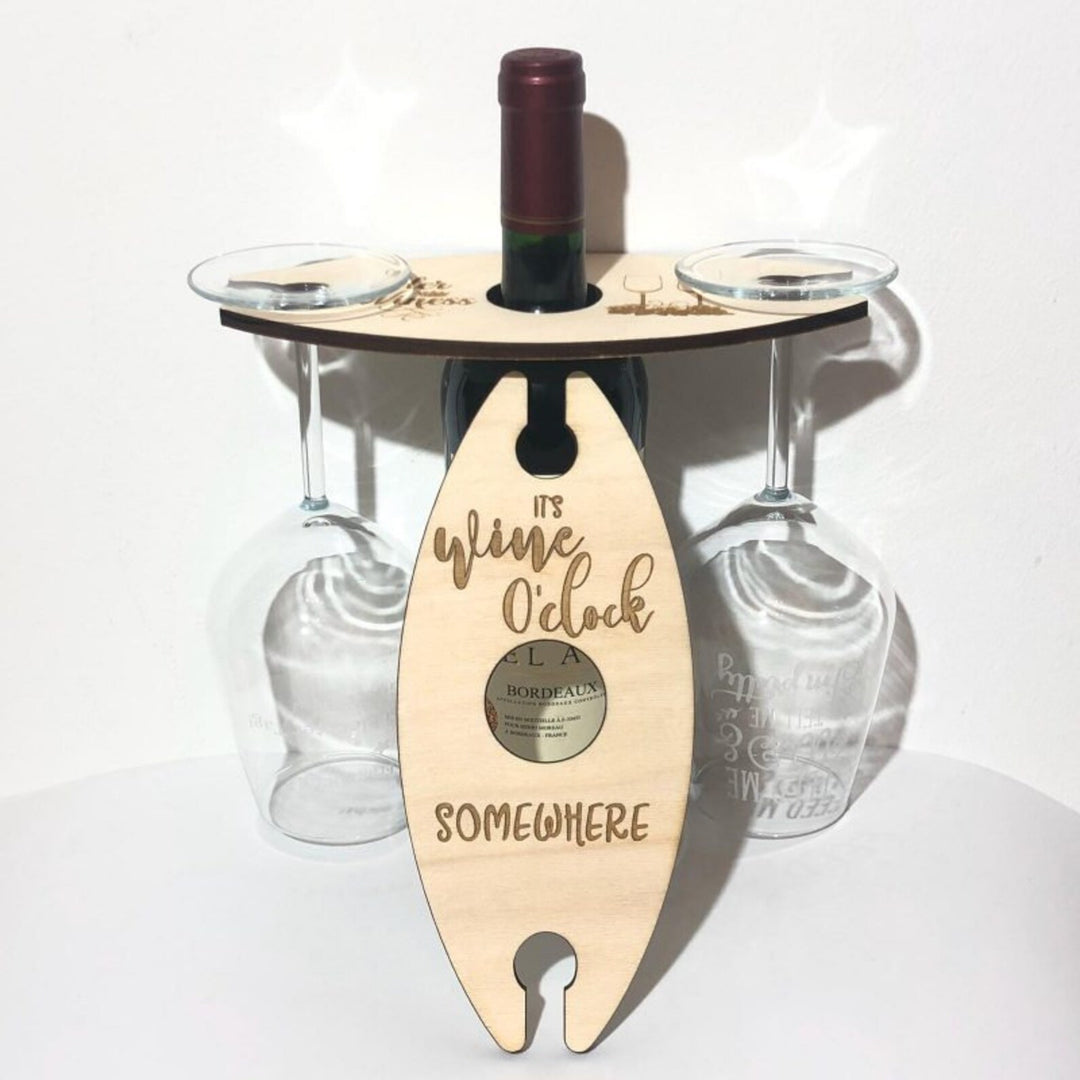 Wein Butler aus Holz für 2 Gläser kaufen – Creative Station