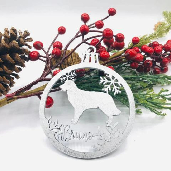 Personalisierter Weihnachtsschmuck für Hunderassen