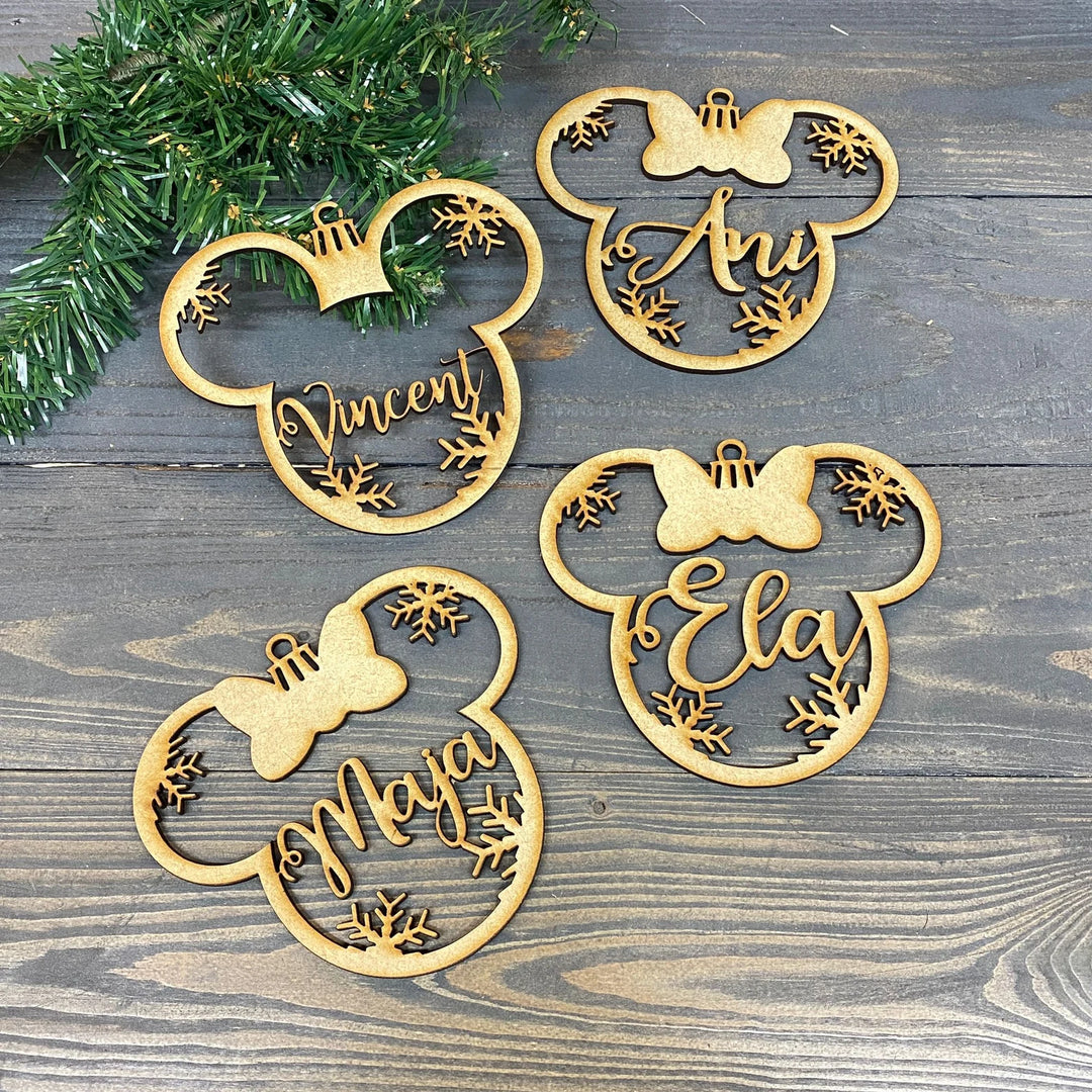Personalisierter Mickey Maus Christbaumschmuck