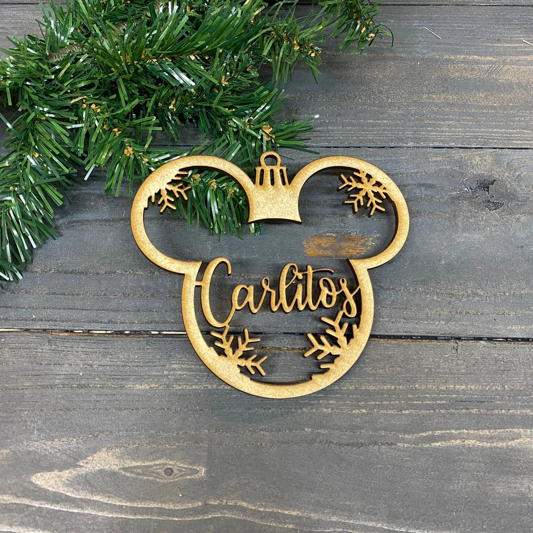 Personalisierter Mickey Maus Christbaumschmuck