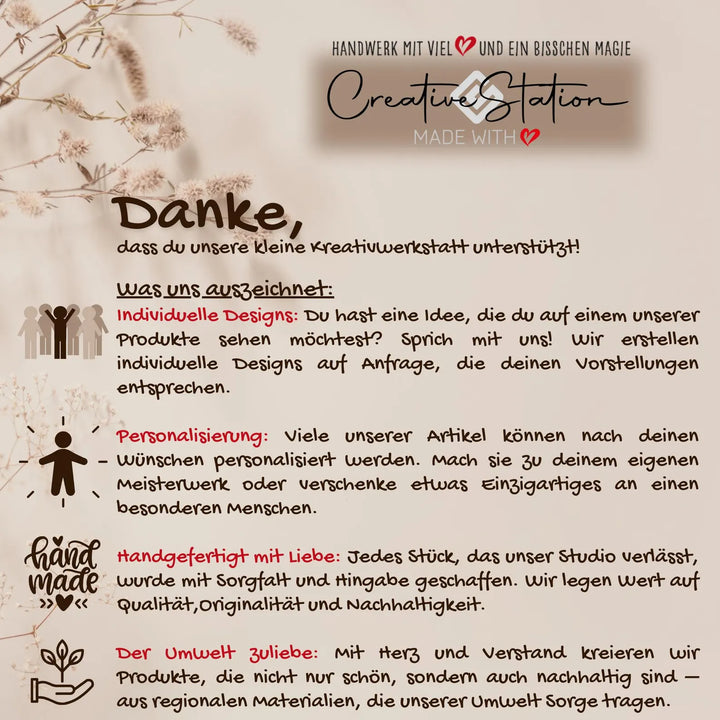 Personalisierter Christbaumschmuck aus Holz