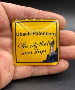 Kühlschrankmagnet "Übach-Palenberg - The city that never sleeps"